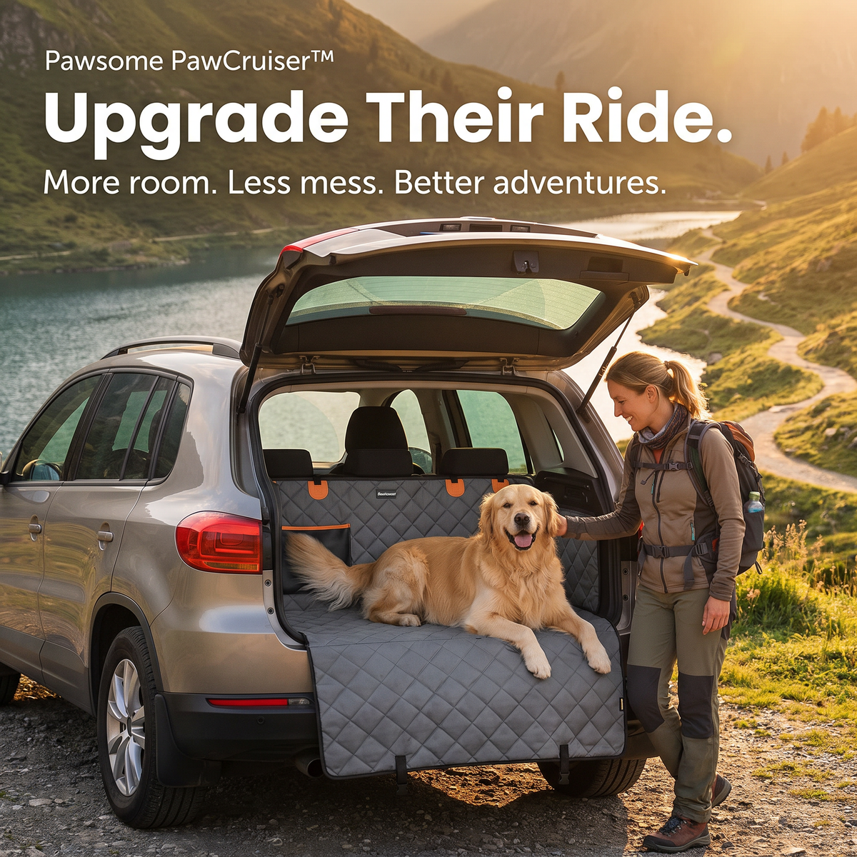 Pawsome PawCruiser™ Backseat Extender