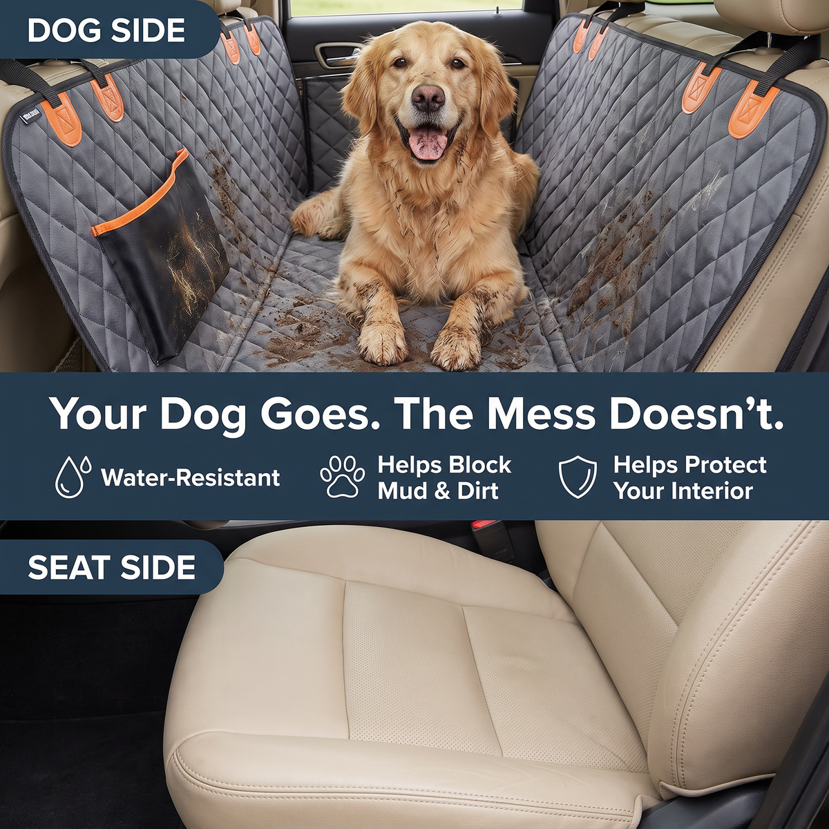 Pawsome PawCruiser™ Backseat Extender