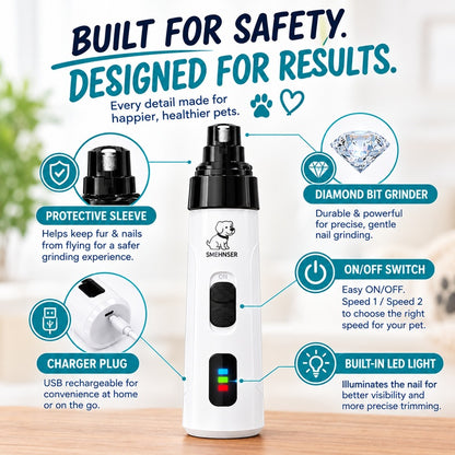 PawSmooth Pet Nail Grinder
